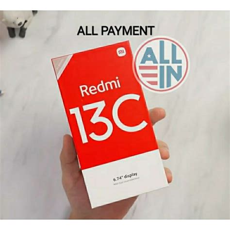 Xiaomi redmi 13c 8/256 baru garansi resmi